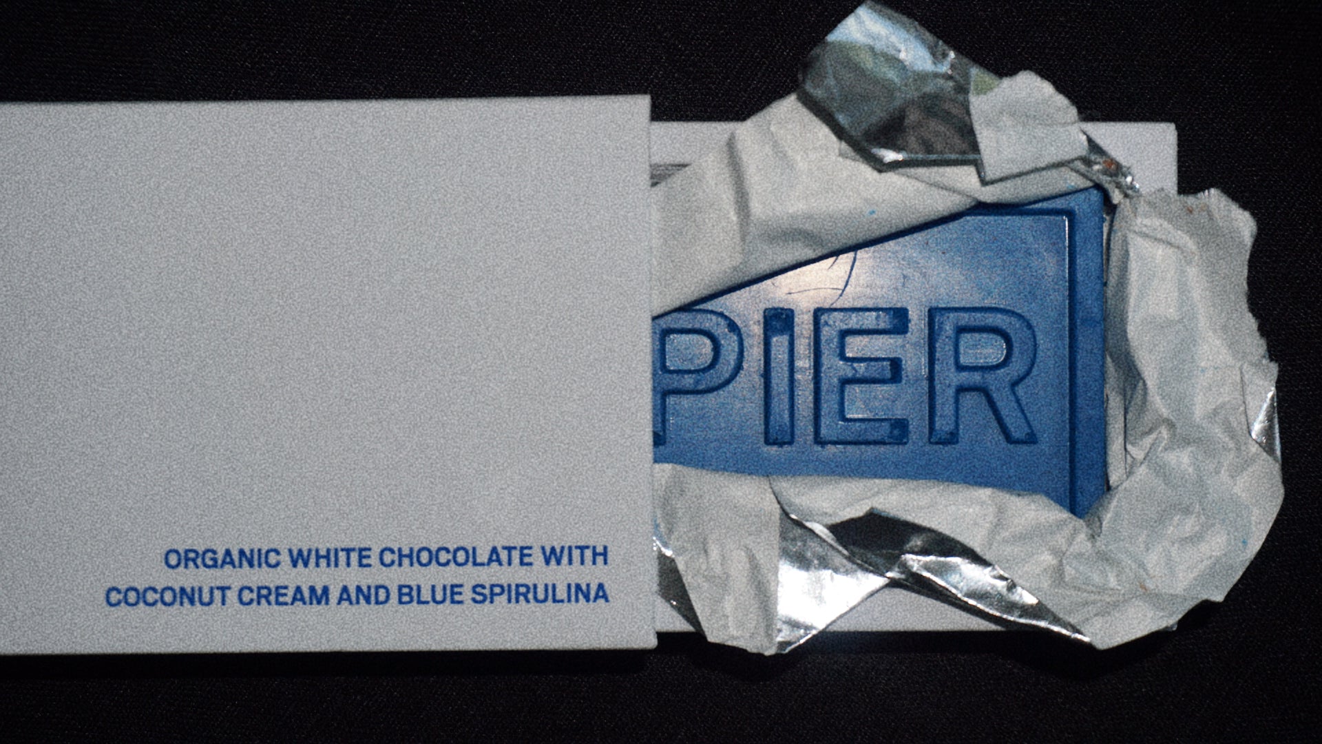 Happier Grocery Blue Spirulina Coconut Cream Chocolate Bar - 2 oz.