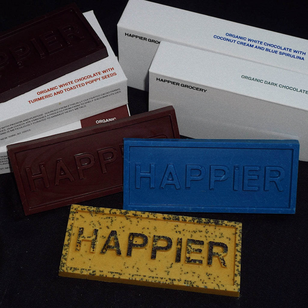 Happier Grocery Organic Dark Chocolate Bar with Sea Salt -  2 oz.