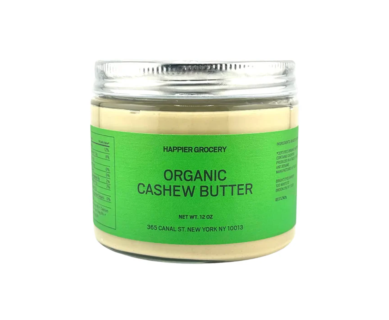 Happier Grocery Organic Cashew Butter - 12 oz