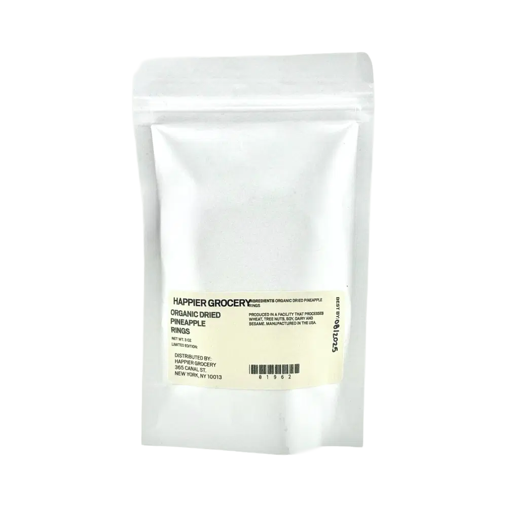 Happier Grocery Organic Dried Pineapple Rings - 3 oz