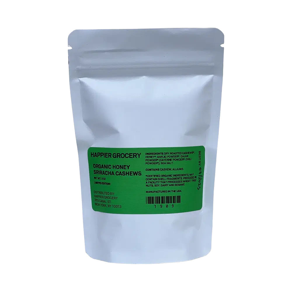 Happier Grocery Organic Honey Sriracha Cashews - 3 oz