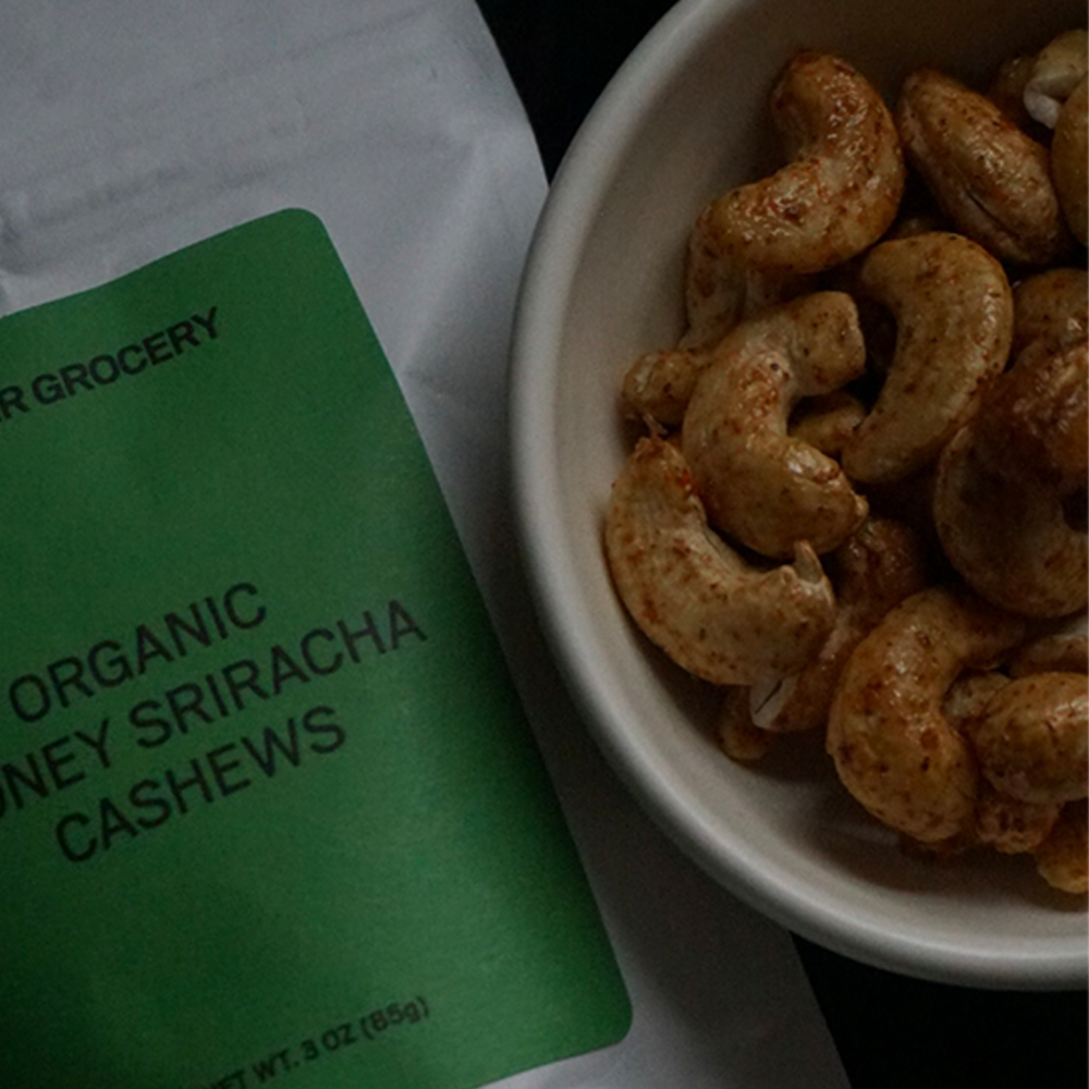 Happier Grocery Organic Honey Sriracha Cashews - 3 oz