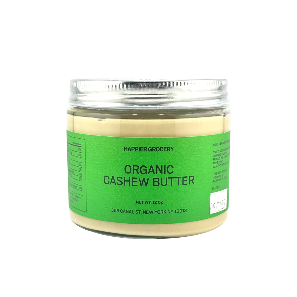 Happier Grocery Organic Cashew Butter - 12 oz