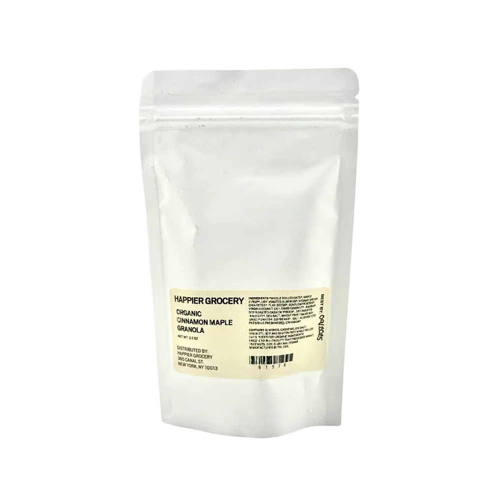 Happier Grocery Organic Cinnamon Maple Granola - 3.5 oz