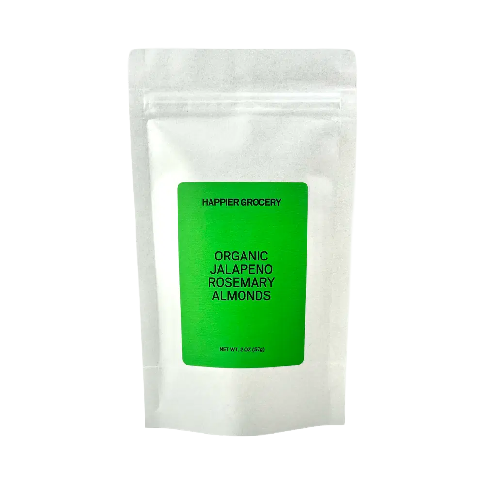 Happier Grocery Organic Almonds Roasted Jalapeno & Rosemary - 3.5 oz