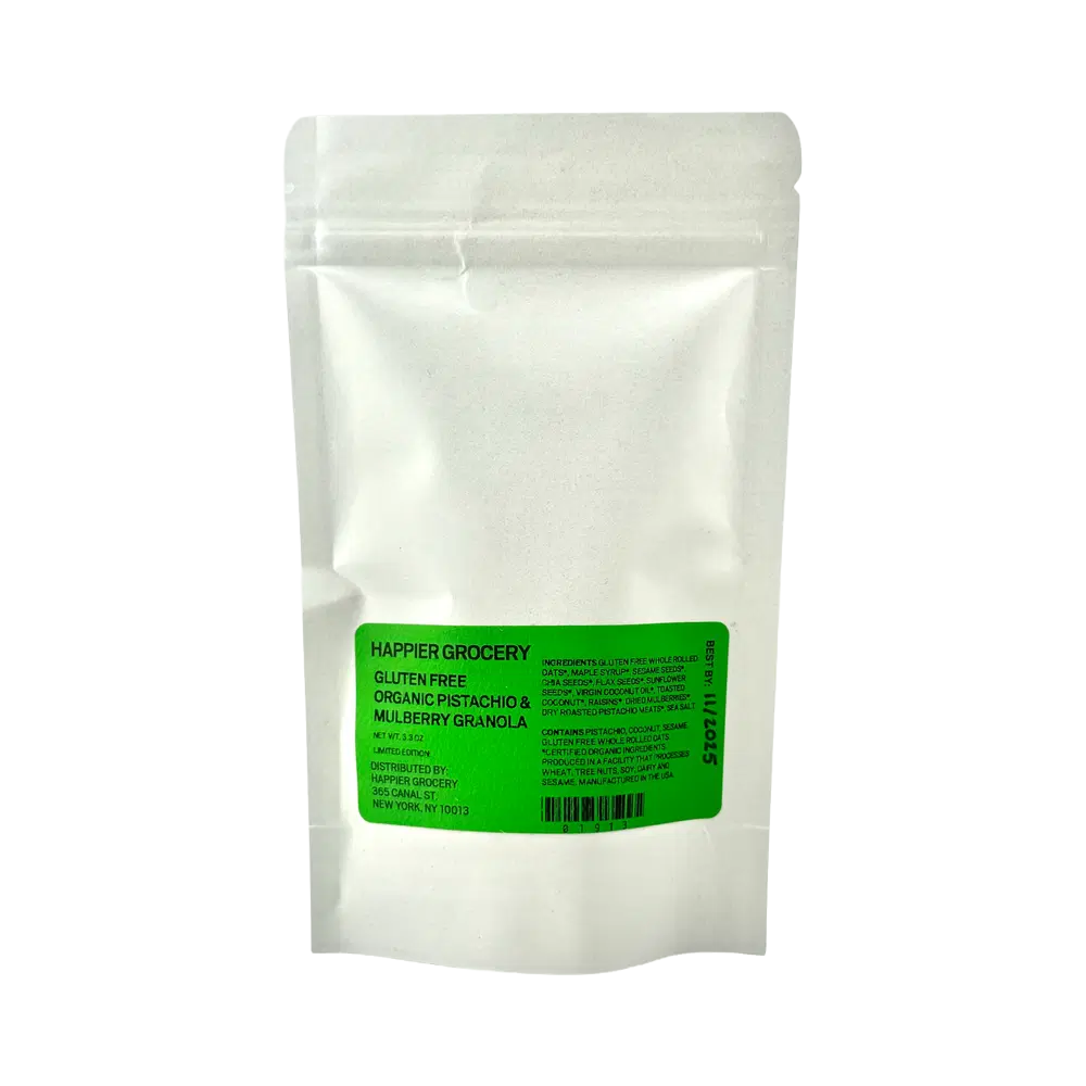 Happier Grocery Organic Pistachio Mulberry Granola - 3 oz