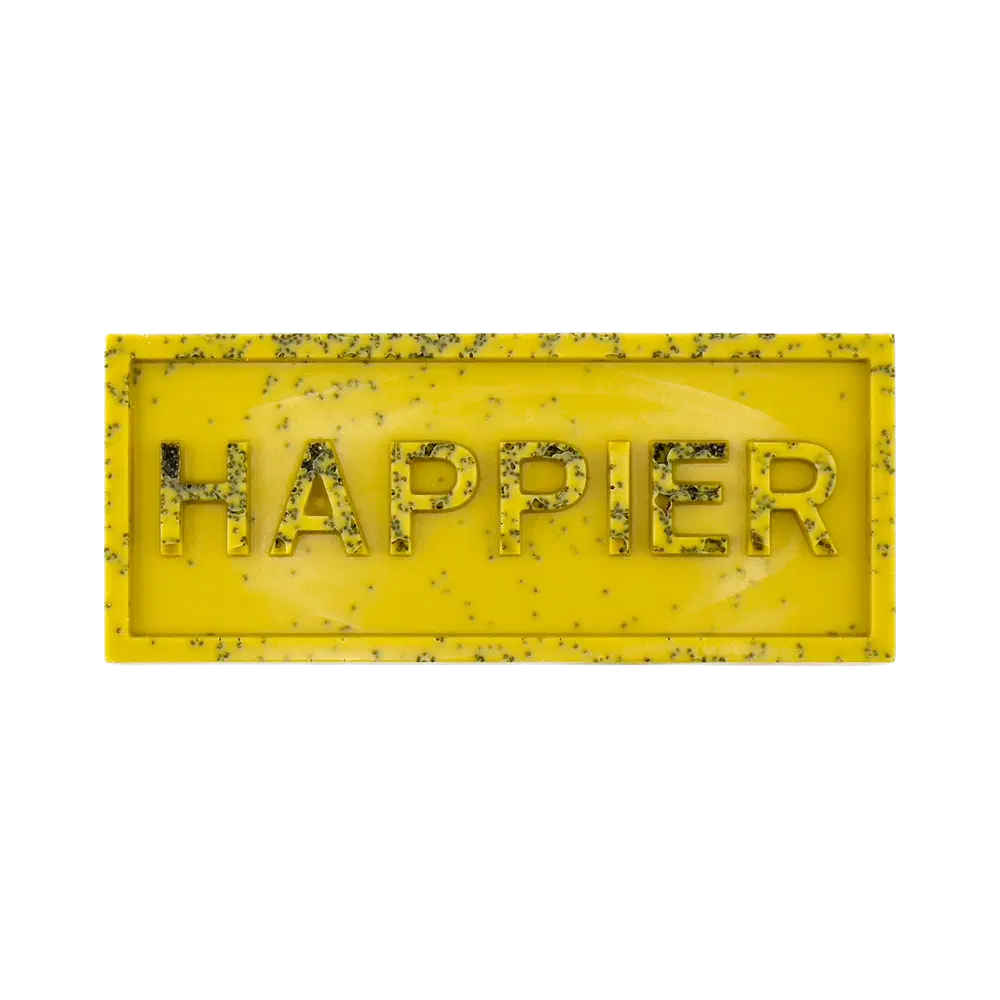Happier Grocery Turmeric Ginger with Poppyseed Chocolate - 2 oz bar