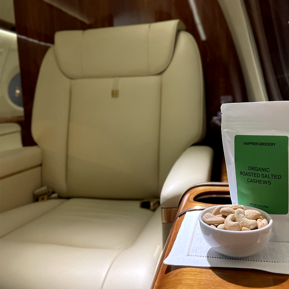 Happier Grocery Organic Cashews Roasted & Salted - 3 oz